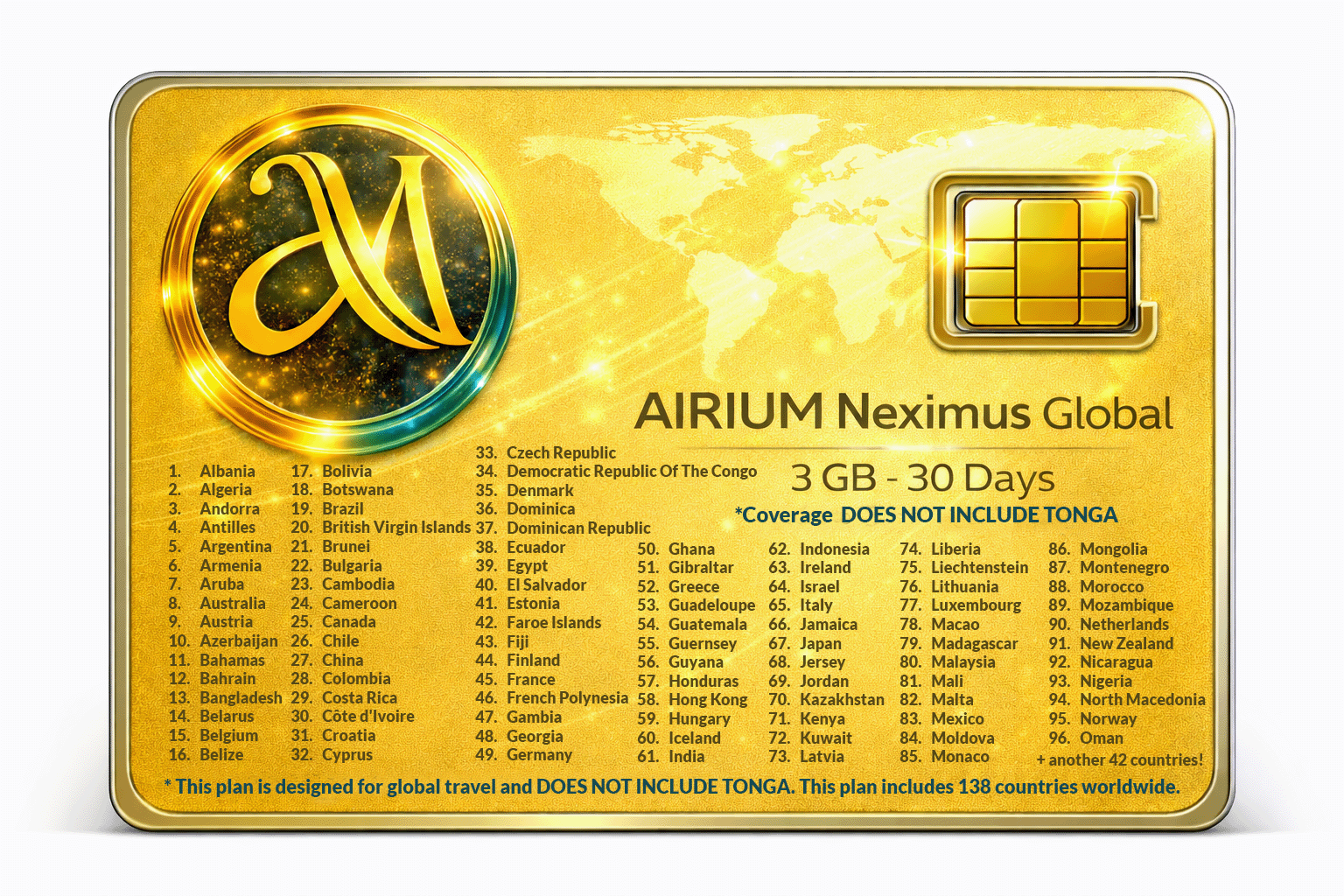 AIRIUM Neximus Global eSIM